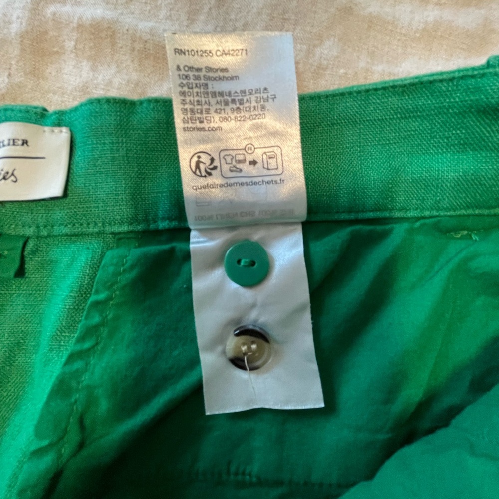 & Other Stories Tailored Linen Trouser NWT size 10 - Picture 6 of 10